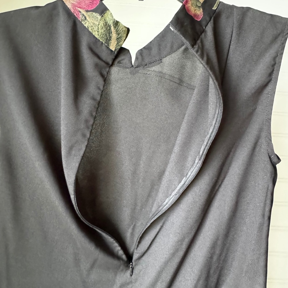 DDER Silk Chinese Style Floral Sleeveless Dress Women's M fairy goth‎ flows - Picture 14 of 14
